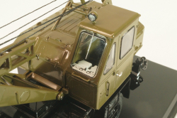 К-67 Автокран на шасси Маз-500 1965, голубой/хаки, SSM1610, SSM 1:43