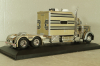 Peterbilt 379 Custom 1985 beige with silver strips Truck Tuning Collection 20, Hachette 1:43