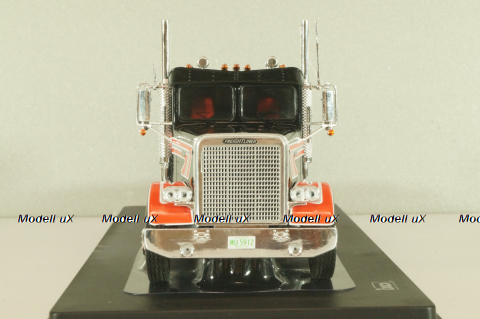 Freightliner FLC 120 64 T 1977, black/red, TR218, IXO 1:43