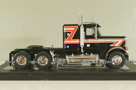 Freightliner FLC 120 64 T 1977, black/red, TR218, IXO 1:43