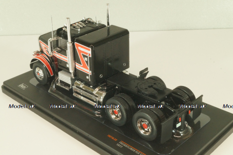 Freightliner FLC 120 64 T 1977, black/red, TR218, IXO 1:43