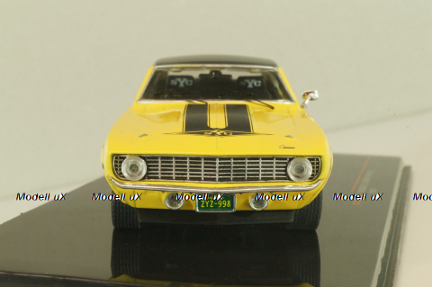Chevrolet Camaro 1969, yellow, CLC591, IXO 1:43