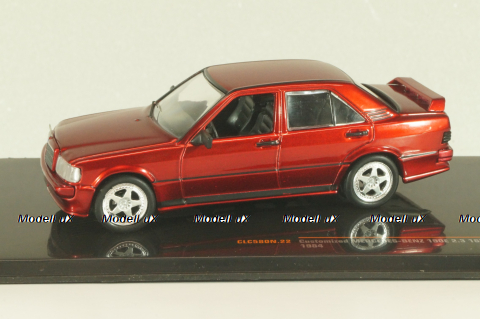 Mercedes-Benz 190 E 2.3 16V "Custom", red, CLC580, IXO 1:43