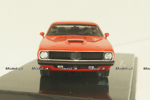 Plymouth Barracuda 1970, red, CLC592, IXO 1:43