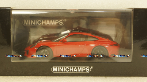PORSCHE 911 (991.2) CARRERA 4GTS 2017 RED, 410067320, Minichamps 1:43
