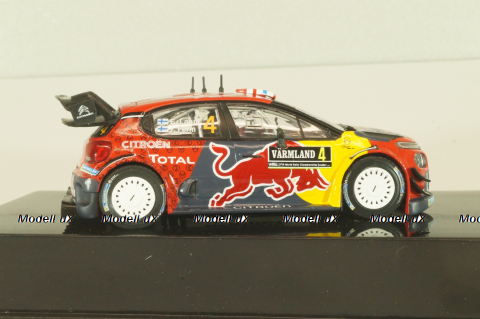 Citroen C3 WRC #4 Rally Sweden 2009, E.Lappi/J.Fern, RAM705, IXO 1:43