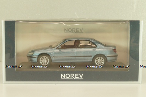 Peugeot 406 2002, blue, 474621, Norev 1:43