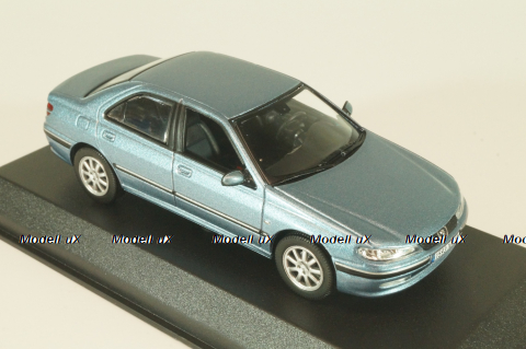 Peugeot 406 2002, blue, 474621, Norev 1:43