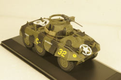 Ford M8 Armored Car 2nd Armored Division Avranches France green 1944, Altaya 1:43