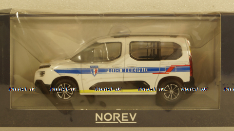 Citroen Berlingo 2020 Police Municipale w/stripping, 155768, Norev 1:43