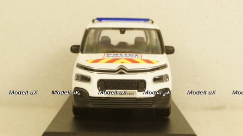Citroen Berlingo 2020 Police Municipale w/stripping, 155768, Norev 1:43