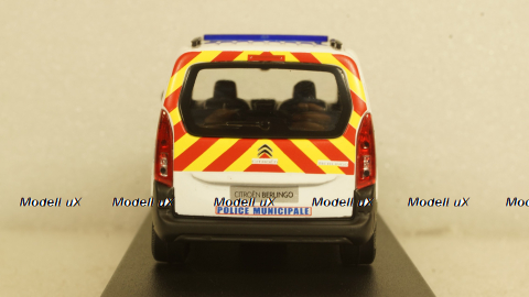 Citroen Berlingo 2020 Police Municipale w/stripping, 155768, Norev 1:43