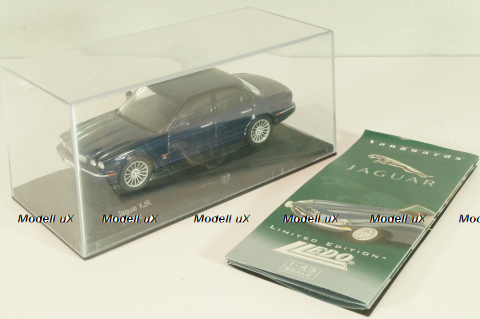 Jaguar XJR (X356) 2003, blue, 09100, Vangards 1:43