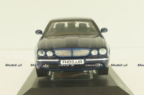 Jaguar XJR (X356) 2003, blue, 09100, Vangards 1:43