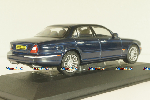 Jaguar XJR (X356) 2003, blue, 09100, Vangards 1:43