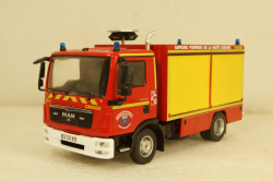 MAN TGL 8.220 fire department Haute Garonne, Altaya 1:43 