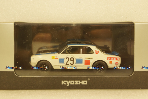 Nissan Skyline GT-R  #29, white/blue 2000, kyo3026A, Kyosho 1:43