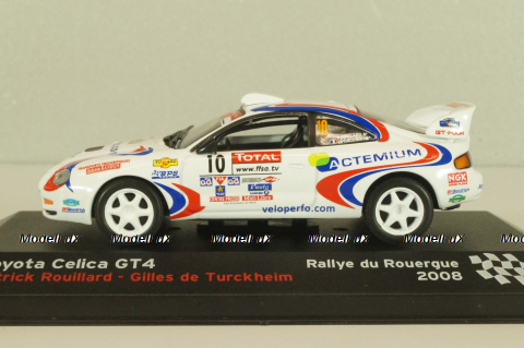 Toyota Celica GT4 #10 Rally Rouerque 2008, Altaya 1:43