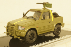 Mitsubishi Pajero 2 Ukraine Territorial Forces Gun Truck (Chernobaevka 2022), TruckTyr 1:43
