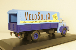 Unic ZU Izoard pick up with canvas top blue/yellow, Hachette 1:43