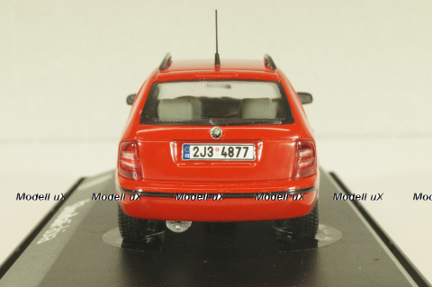 Skoda Fabia Combi 2000, red, Abrex 1:43