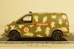 Volkswagen Transporter 5 "Demining" VSU (Kiev 2022), TruckTyr 1:43