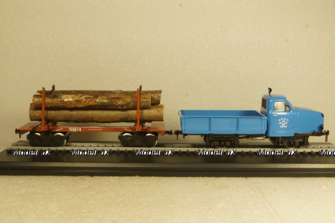 Грузовая автодрезина ГМД-4 с грузом, TruckTyr 1:43