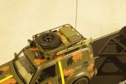 Toyota Land Cruiser 90 with Rocket Launcher trailer (Zaporizhzhia 2022), TruckTyr 1:43