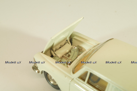 Москвич-433 А5, белый, Сентябрь 1978г., Олимпиада 80, капот 3 зажима,Тантал/Радон 1:43 Новая