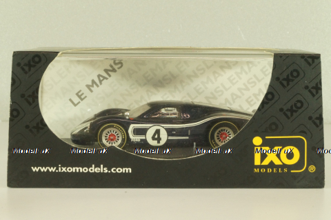 Ford GT40 MK IV #4 Le Mans 1967, D.Hulme/L.Ruby, blue, LMC011, IXO 1:43