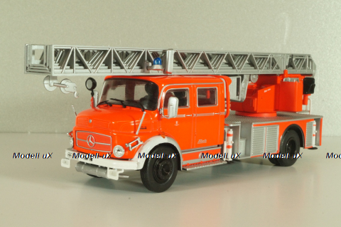 Mercedes L1519 DLK30 Metz, fire engine Scala, Germany 1966, Pompieri Italy collection #14, Altaya 1:43