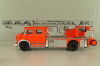 Mercedes L1519 DLK30 Metz, fire engine Scala, Germany 1966, Pompieri Italy collection #14, Altaya 1:43