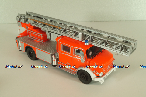 Mercedes L1519 DLK30 Metz, fire engine Scala, Germany 1966, Pompieri Italy collection #14, Altaya 1:43