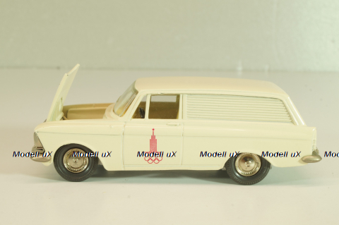 Москвич-434 А6, кремовый, Олимпиада 80, капот 2 зажима,Тантал/Радон 1:43 Новый