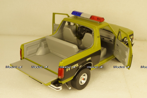 Ford Bronco Maryland State Police 1996 green/black, 19113, Greenlight 1:18