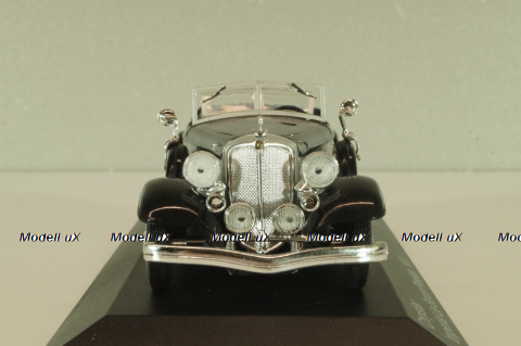 Chrysler Imperial Le Baron phaeton 1933, black/silver,WB114, WhiteBox 1:43