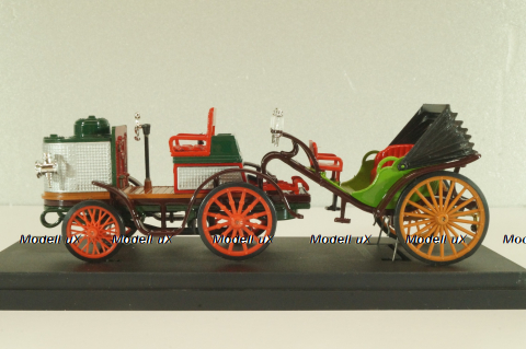 De-Dion bouton victoria à vapeur et remorque 1894, №30, RIO 1:43