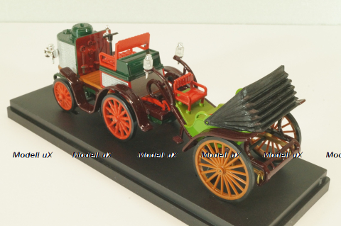 De-Dion bouton victoria à vapeur et remorque 1894, №30, RIO 1:43