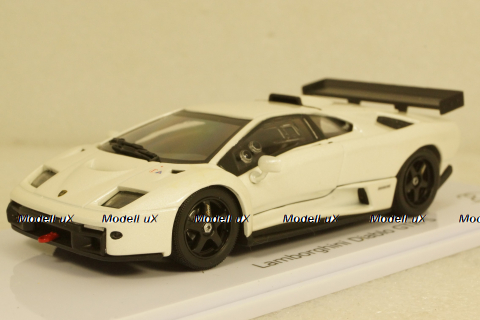 Lamborghini Diablo GTR-S 20th anniversary edition on special base, white, 2001,Kyosho 1:43 