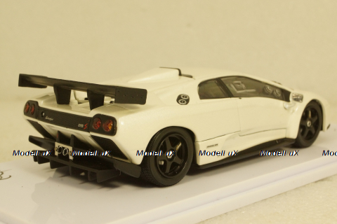 Lamborghini Diablo GTR-S 20th anniversary edition on special base, white, 2001,Kyosho 1:43 