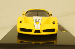 Ferrari FXX 2006, yellow with white stripe, Hot Wheels Elite 1:43