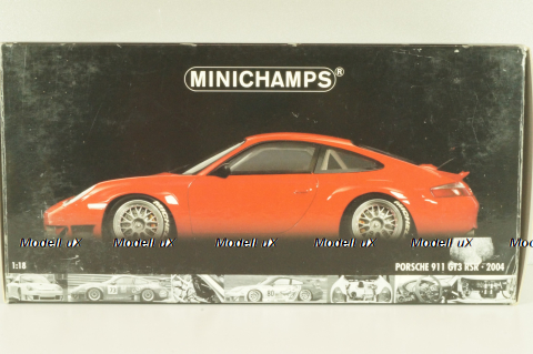 Porsche 911 (996) GT3 RSR FIA GT 2004, red, 10004640, Minichamps 1:18 
