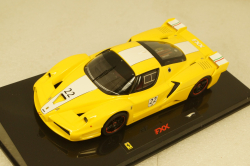 Ferrari FXX 2006, yellow with white stripe, Hot Wheels Elite 1:43