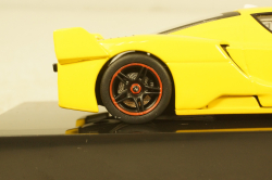 Ferrari FXX 2006, yellow with white stripe, Hot Wheels Elite 1:43