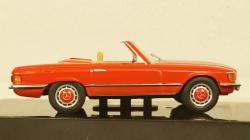 Mercedes 280 SL (R107) 1979 red, CLC379N, IXO 1:43