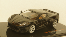 Chevrolet Corvette C8 2020 black, MOC304, IXO 1:43