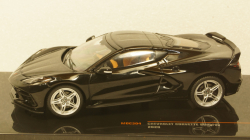 Chevrolet Corvette C8 2020 black, MOC304, IXO 1:43