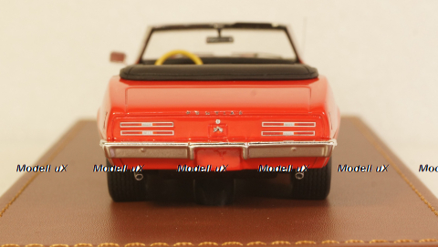Pontiac Firebird 400 cabriolet open 1968, red, GLM Models 1:43