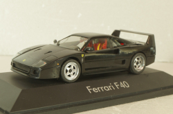 Ferrari F40 1992, black, 01000, Herpa 1:43