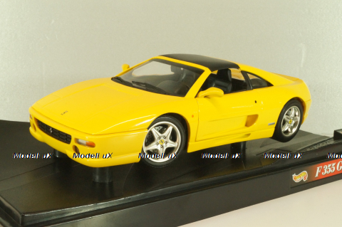 Ferrari F355 GTS 1994, yellow, 239212, Hot Wheels 1:18